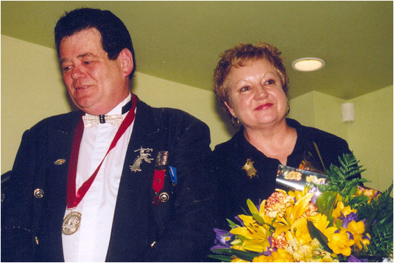 Alan and Michele Watson, Grand Master of Magic Presentation by the Brotherhood of Auckland Magicians Club NZ